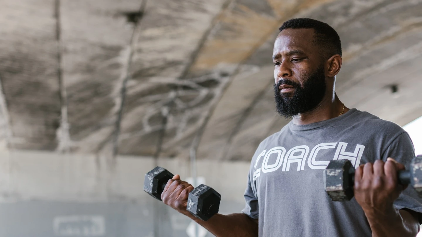 Patient staying active and strong